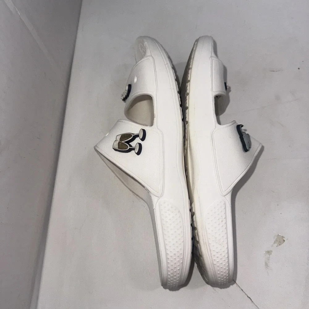 Crocs White Outdoor Waterproof Beach Classic Slide Sandals Men's Size 12